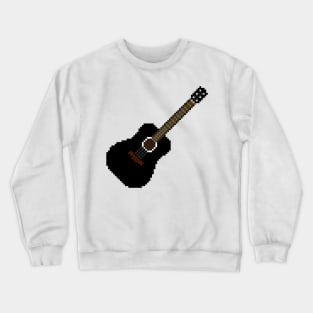 Black acoustic guitar Crewneck Sweatshirt